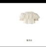 SNIDEL秋冬荷葉邊泡泡袖一字領(lǐng)露肩提花襯衫SWFB244064 薄荷綠 均碼 （F） 曬單實(shí)拍圖