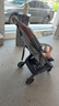 UPPAbabyMINU V3新生嬰兒車 輕便折疊 可坐可躺可登機(jī)寶寶手推車 深灰色 曬單實(shí)拍圖