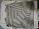 可然樸簡(jiǎn)【閱尋】加捻長(cháng)絨棉 微磨毛刺繡條紋長(cháng)袖t恤女裝上衣?；晟涝缜锟?綠灰條紋 M 曬單實(shí)拍圖