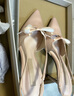 CHARLES&KEITH緞面蝴蝶結(jié)尖頭高跟涼鞋女生日禮物CK1-60361556 Light Pink淺粉色 38 曬單實拍圖