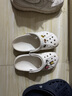 crocs卡駱馳洞洞鞋貝雅男鞋女鞋輕便耐磨一腳蹬拖鞋休閑鞋|10126 白-100 36 /37(220mm) 曬單實(shí)拍圖