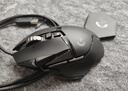羅技（G） G502 HERO主宰者 有線(xiàn)鼠標 游戲鼠標 吃雞鼠標 電競鼠標宏編程可配重HERO引擎 禮盒送男友 G502H+白色防滑貼+鼠標墊 曬單實(shí)拍圖