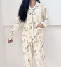浪莎純棉吸汗月子服產(chǎn)后哺乳睡衣家居服孕婦春秋四季 77333 L 曬單實(shí)拍圖