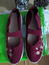 暢印老北京布鞋女健步鞋平底媽媽鞋軟底中老年休閑鞋奶奶鞋舒適老人鞋 棗紅 39 曬單實(shí)拍圖