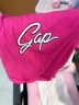 Gap男女裝2025夏季新款純棉印花大logo短袖T恤寬松時(shí)髦上衣727507 樹(shù)莓粉 S (165/88A) 亞洲尺碼 曬單實(shí)拍圖