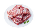 龍大肉食 豬精肋排條 凈重4斤 原切整切豬肋條連排 精肋排 豬肉生鮮排骨 曬單實(shí)拍圖