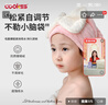 COOKSS兒童干發(fā)帽速干超強吸水女童可愛(ài)頭巾毛巾包頭巾學(xué)生浴帽干發(fā)巾粉 曬單實(shí)拍圖