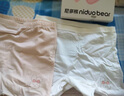 尼多熊女童內(nèi)褲安全褲防走光寶寶平角內(nèi)褲打底褲兒童四角短褲 粉+白 L 曬單實拍圖