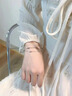 中國黃金（CHINA GOLD）銀手鏈女99足銀滿(mǎn)天星手鏈手串純銀七夕情人節禮物送女友老婆 滿(mǎn)天星手鏈【玫瑰禮盒】 曬單實(shí)拍圖