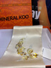 MINERAL KOO蘇繡絲巾女真絲圍巾百搭100%桑蠶絲手工刺繡絲巾生日禮物送長(zhǎng)輩 鳳凰金色【送長(zhǎng)輩生日禮物實(shí)用】 155cm*35cm【禮盒裝】 曬單實(shí)拍圖