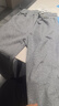 夢(mèng)想邦尼男童加絨褲子秋冬裝兒童加厚寬松運動(dòng)褲男孩冬季直筒闊腿休閑褲潮 灰色【春秋單褲】 150 cm(建議身高150cm) 曬單實(shí)拍圖