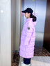 雪中飛兒童羽絨服2025女童加長(cháng)款加厚冬裝北方戶(hù)外運動(dòng)版型保暖羽絨外套 藕荷紫 150 曬單實(shí)拍圖