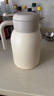 膳魔師（THERMOS）保溫壺玻璃內膽家用大容量便攜宿舍暖水壺熱水瓶TEHA/TEHD TEHD-米白色【熱賣(mài)推薦】 1.48L 曬單實(shí)拍圖