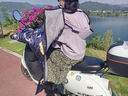 夢(mèng)多福 電動(dòng)車(chē)擋風(fēng)被秋冬季加厚加絨親子防風(fēng)被摩托車(chē)罩護膝防水擋風(fēng)衣 藏青護肩護脖丨加厚超暖奧粒絨丨720°全包0透風(fēng) 曬單實(shí)拍圖