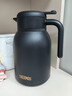 膳魔師（THERMOS）保溫壺玻璃內膽家用大容量便攜宿舍暖水壺熱水瓶TEHA/TEHD TEHD-黑色 1.48L 曬單實(shí)拍圖
