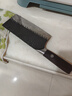 張小泉黑將pro不銹鋼錘紋廚房家用刀具 切菜刀 蘭頌斬切刀【京東限定】 曬單實(shí)拍圖