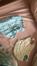 G.DUCKKIDS嬰兒肚兜手工純棉兒童秋冬款新生兒肚圍寶寶加厚棉花護(hù)肚加棉兜兜 藍(lán)底恐龍+米底彩虹 59(建議0-3個(gè)月) 曬單實(shí)拍圖