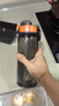 尚泰水杯大容量吸管杯800ml茶水分離水杯tritan水杯男士7269黑色 曬單實(shí)拍圖