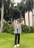 美麗衣櫥黑色煙管牛仔褲女秋季高腰窄版顯瘦小直筒褲小個(gè)子休閑九分褲子女 曬單實(shí)拍圖