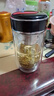明霞玻璃杯帶茶隔雙層高硼硅玻璃水杯茶水分離車(chē)載杯子男泡茶杯 曬單實(shí)拍圖