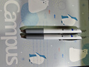 派通（Pentel）輕羽系列0.5mm按動(dòng)浮游中油筆 軟握膠學(xué)生辦公用圓珠筆（替芯ZRN5 ）藍色BZN205-CX 曬單實(shí)拍圖