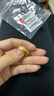 老廟黃金耳環(huán)批花C形耳釘耳圈送女友送給媽媽生日禮物 曬單實拍圖