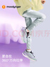 moodytiger兒童長(cháng)褲柔軟親膚25年秋季新品男童運動(dòng)褲空氣層簡(jiǎn)約女童束腳褲 炭黑色 160 曬單實(shí)拍圖