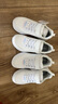 Skechers斯凱奇兒童四季百搭小白鞋輕便休閑舒適運動鞋405094L/303580L 【四季款】男童-白色/WHT 37 曬單實拍圖