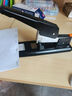 得力(deli)210頁(yè)工業(yè)用重型大訂書(shū)機/訂書(shū)器 八萬(wàn)次使用壽命 適配23/6~23/23訂書(shū)釘 辦公用品 黑色0396 曬單實(shí)拍圖