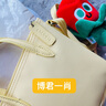 LACOSTE法國鱷魚(yú)女士25春夏新款時(shí)尚純色百搭手提斜挎包|NF2609PO Q43/黃色 曬單實(shí)拍圖