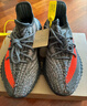 阿迪達斯Yeezy350夏日透氣椰子男女休閑鞋HQ7045 41 曬單實(shí)拍圖
