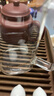 金灶（KAMJOVE）月牙過(guò)濾茶水分離杯 玻璃茶杯帶把辦公室玻璃杯綠茶公道杯GO-35 【手工吹制 一杯多用】 300ml 曬單實(shí)拍圖
