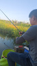 羚特歐式釣椅多功能新款野釣臺釣魚椅子可躺式折疊便攜釣椅 映沙黃歐式椅標(biāo)準(zhǔn)套裝 曬單實(shí)拍圖