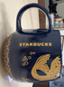 星巴克（Starbucks）經(jīng)典黑紅白魚(yú)鱗陶瓷銅牌馬克杯水杯咖啡杯復古人魚(yú)情侶對杯禮物 藍色單杯原盒裝 曬單實(shí)拍圖