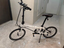 大行（DAHON）折疊自行車20英寸18速男女式公路折疊車KAC083 白色 曬單實拍圖