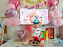 歐妮姿生日場(chǎng)景布置女孩生日氣球道具氛圍布置場(chǎng)景派對裝飾快樂(lè )桌飄套餐 曬單實(shí)拍圖