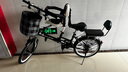 多米雷特童車(chē)親子母子接送孩子自行車(chē)折疊變速碟剎圍欄安全帶雙人媽媽單車(chē) 8速普通自行車(chē)圍欄款白黑色 曬單實(shí)拍圖