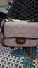 CinvaiKrose包包女包輕奢侈斜挎包2026新款復古風(fēng)通勤女包單肩包小方包 卡其配棕 曬單實(shí)拍圖