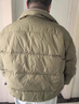 馬登工裝兩面穿絎縫羽絨服男美式休閑鴨絨立領(lǐng)保暖面包服男士秋冬外套 軍綠色 L 曬單實(shí)拍圖