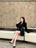 她芙（tafu）品牌女裝小西裝外套女2025春秋新款韓版休閑設(shè)計(jì)感職業(yè)裝西服上衣 黑色 M 曬單實(shí)拍圖