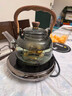 全度輕奢耐熱玻璃提梁壺大容量煮茶燒水壺電陶爐蒸煮一體茶壺茶具 升級【雙茶漏】+電陶爐+四環(huán)杯 曬單實(shí)拍圖
