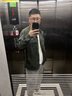 吉普（JEEP）襯衫男春秋季長(zhǎng)袖襯衣男士工裝外套寬松休閑衣服男裝 軍綠 2XL  曬單實(shí)拍圖