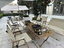 牧高笛（MOBIGARDEN）天幕 戶(hù)外露營(yíng)防雨遮陽(yáng)防曬牛津布方形天幕410 NX21661026 晨霧白 曬單實(shí)拍圖