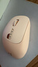 前行者Q5無線藍牙雙模鼠標充電靜音女生辦公專用高顏值小巧便攜游戲筆記本電腦平板iPad手機通用人體工學 奶茶色-無線版【適配筆記本/臺式機】 曬單實拍圖