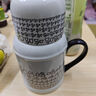 泥印陶瓷小暖壺泡茶杯辦公室大容量創(chuàng  )意陶瓷燜茶杯喝水杯子馬克杯 T25-42A哈哈小暖壺 曬單實(shí)拍圖