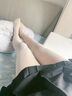 JIOESC絲襪女夏季薄款防勾絲顯瘦日系甜美可愛(ài)配洛麗塔jk打底襪連褲襪 奶白色 【10D】 1條 均碼 【80-130斤】 曬單實(shí)拍圖