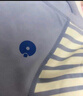 Q21【中暖】小暖皮兒童保暖內衣套裝男女童秋衣秋褲校服神器 米藍-拼色款 110 曬單實(shí)拍圖