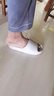 名創(chuàng)優(yōu)品（MINISO）洞洞鞋男女夏季外穿沙灘涼鞋防滑厚底踩屎感包頭涼拖鞋骨白40-41 曬單實(shí)拍圖