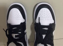 耐克NIKE休閑鞋男女熊貓AJ 1喬丹JORDAN 1運動(dòng)鞋DC0774-101黑白37.5 曬單實(shí)拍圖