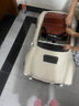 康帥愛(ài)貝美奔馳復古車(chē)男女孩兒童電動(dòng)車(chē)遙控玩具車(chē)充電動(dòng)汽車(chē)可坐人生日禮物 復古白+12V4.5+雙驅+硬座+禮包 曬單實(shí)拍圖